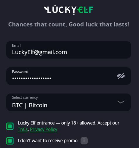 lucky elf casino login|Luckyelf Casino .